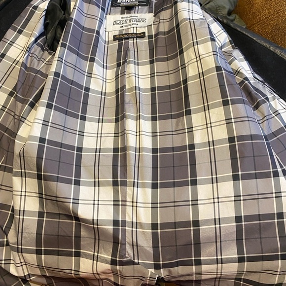 Barbour Women’s Motorcycle Jacket Black Wool with Zipper Accents Size 4 - Picture 10 of 14